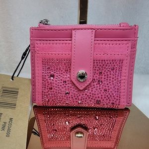 Steve Madden Pink BHayden Stone Card Case